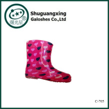 clear pvc rain boots cheap children rubber rain bootsC-705